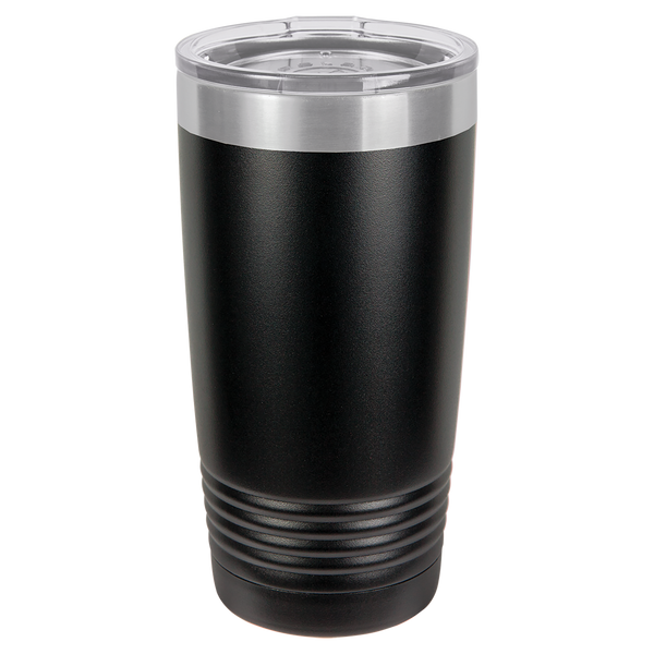 Design your own Laser Engraved Photo tumblers- Black