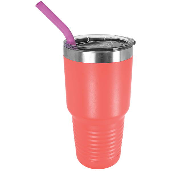 Snap lid & Silicone Straw Combo