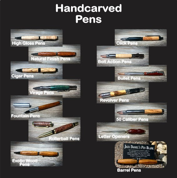 Handcrafted Pens, Gun Themed Pens &amp; Specialty Pens