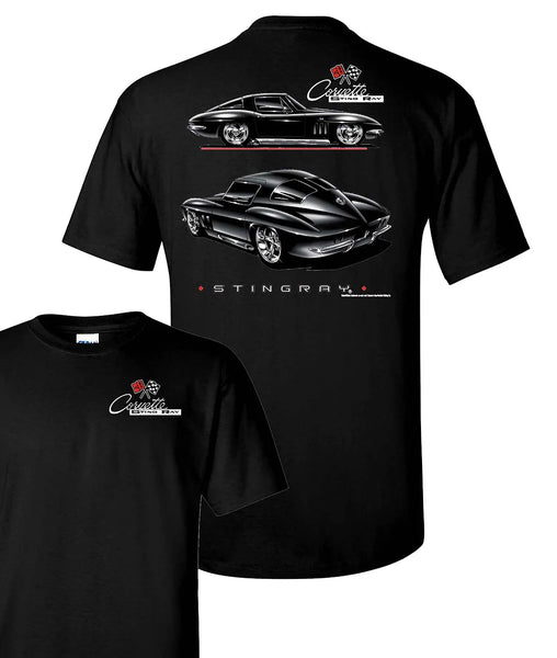 Silhouette Sting Ray Corvette Tshirt