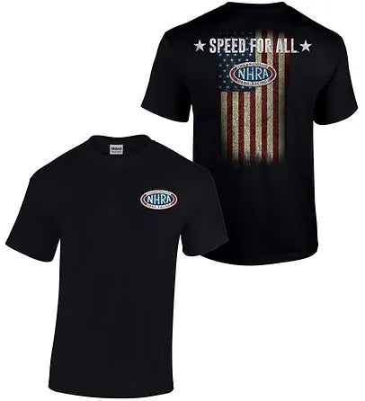 NHRA Speed for All American Flag Tshirt