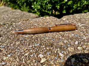 Black Walnut Natural Slim Line Pen