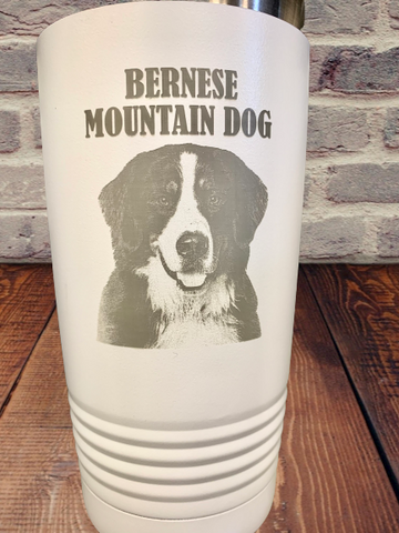 Bernese mountain dog tumbler