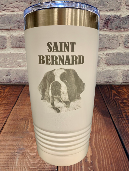 Saint Bernard tumbler