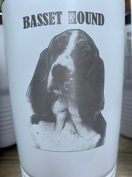 Bassett hound tumbler
