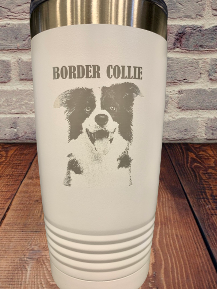 Border collie tumbler