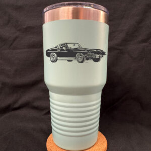 C2 Corvette Line Art 30oz Tapered Cup