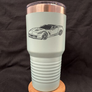 C7 Corvette Line Art 30oz Tapered Cup