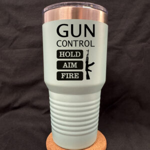 Gun Control 30oz Tapered Cup