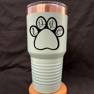 Love Paw 30oz Tapered Cup