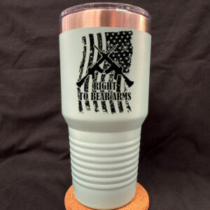 Right To Bear Arms Flag 30oz Tapered Cup