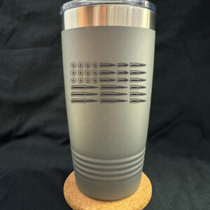 Bullet Flag 20oz Tapered Cup