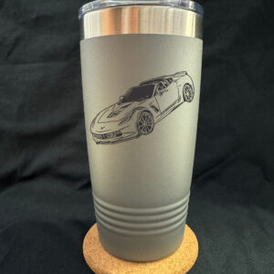 C7 Corvette Line Art 20oz Tapered Cup