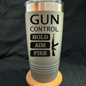 Gun Control 20oz Tapered Cup