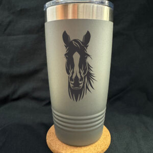 Horse Head 1 20oz Tapered Cup