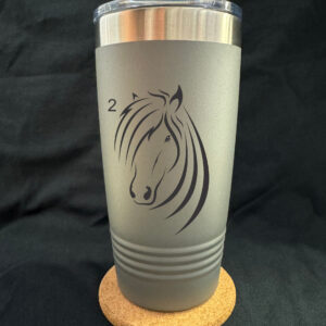 Horse Head 2 20oz Tapered Cup