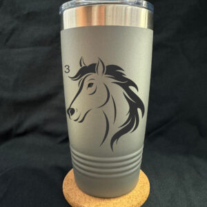 Horse Head 3 20oz Tapered Cup