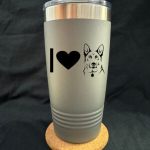 I ❤️ German Shepherd 20oz Tapered Cup