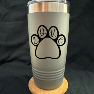 Love Paw 20oz Tapered Cup