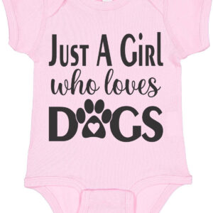 Just A Girl Who Loves Dogs Onesie